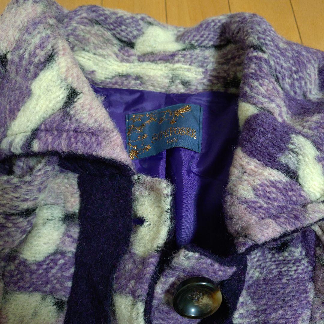 専用　SUPEPOSER イタリア製　ウールコート　バルーン L