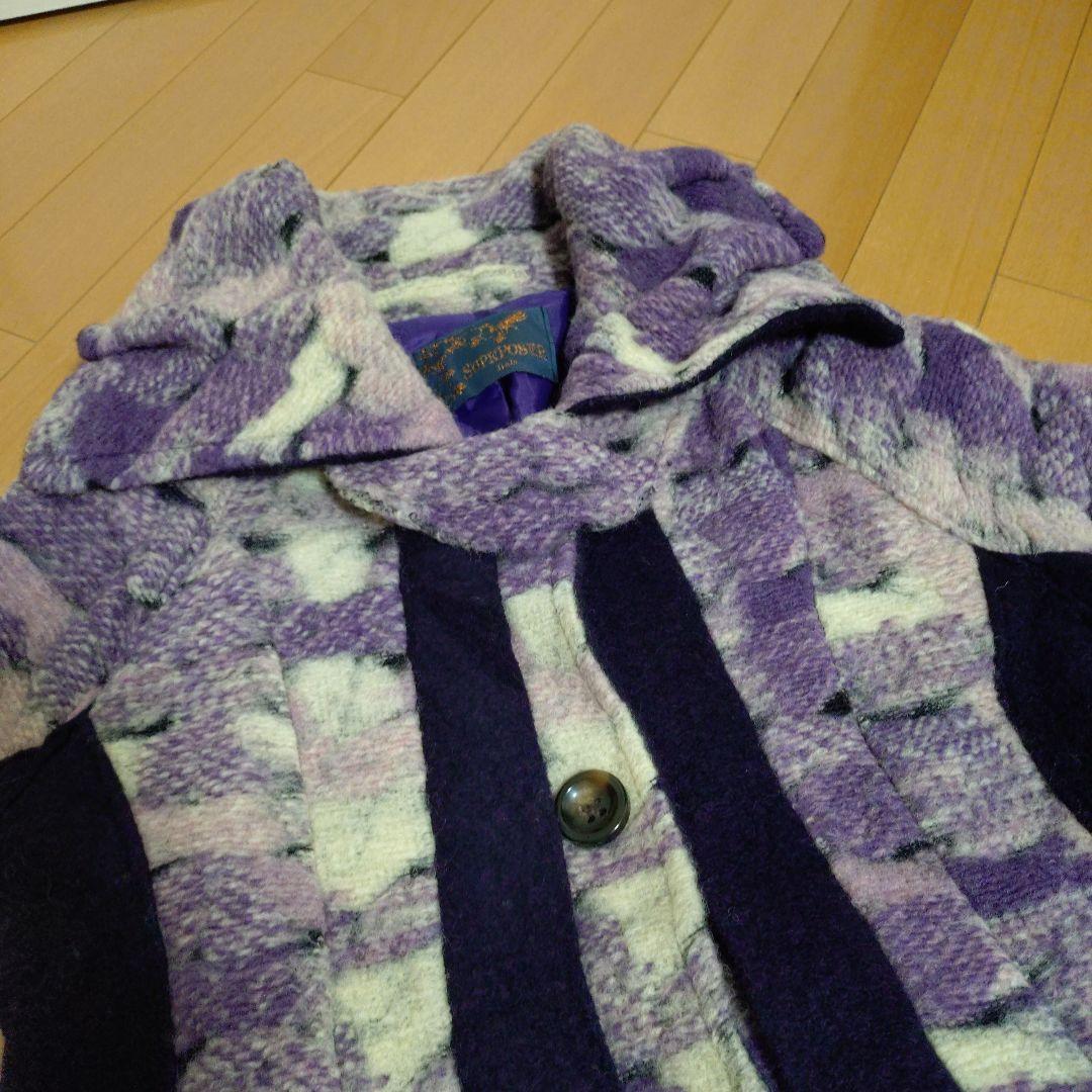 専用　SUPEPOSER イタリア製　ウールコート　バルーン L