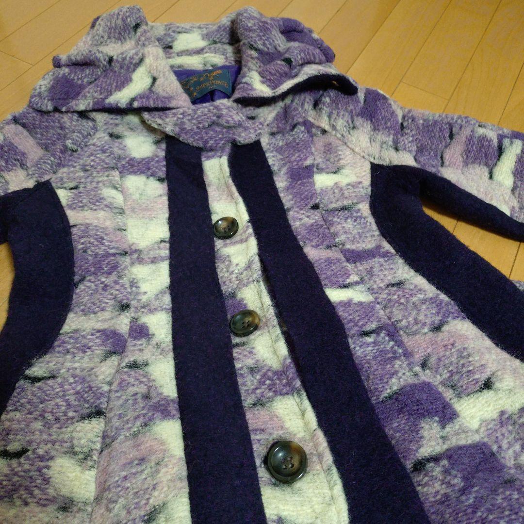 専用　SUPEPOSER イタリア製　ウールコート　バルーン L