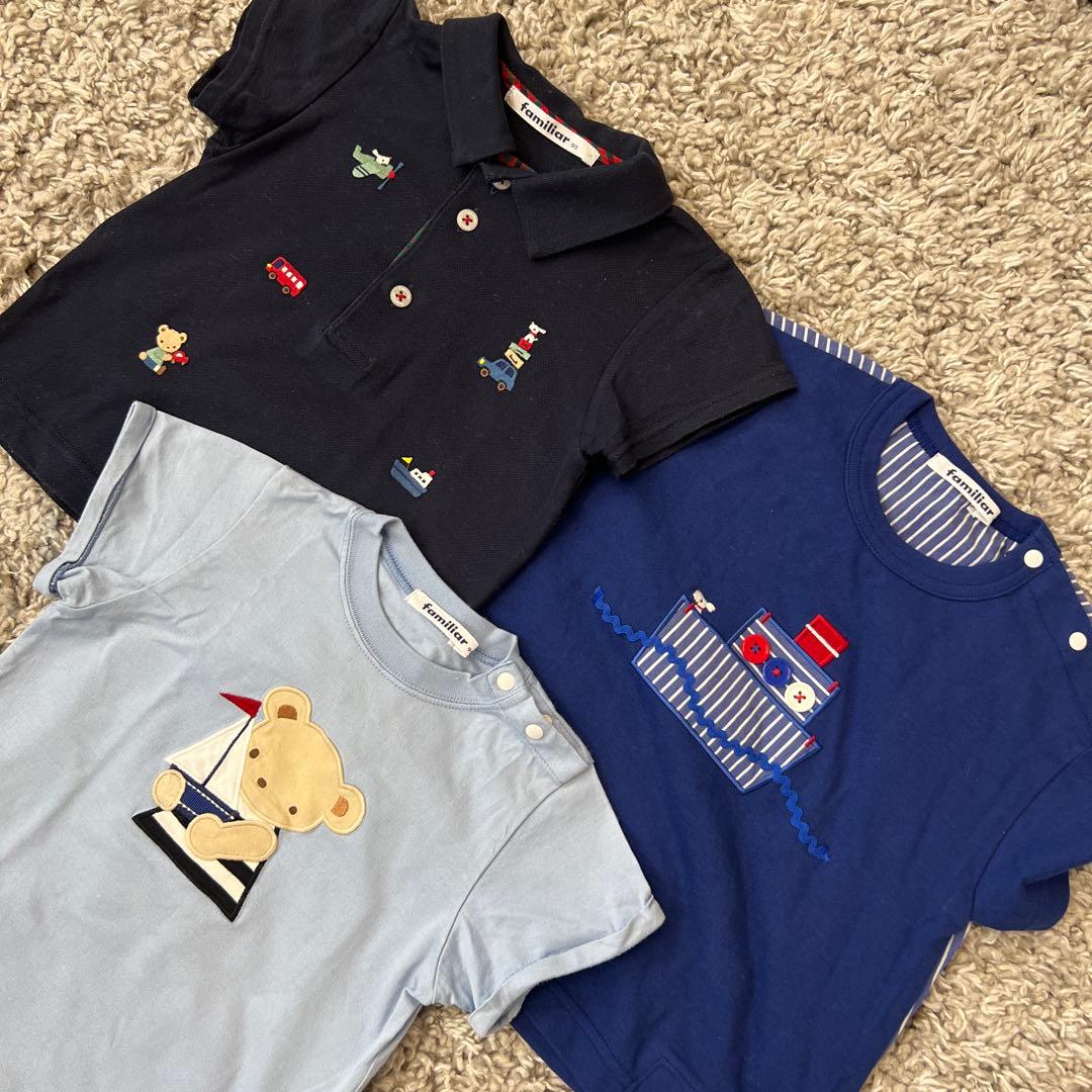 2*a様 familiar 90cm 半袖トップスセット