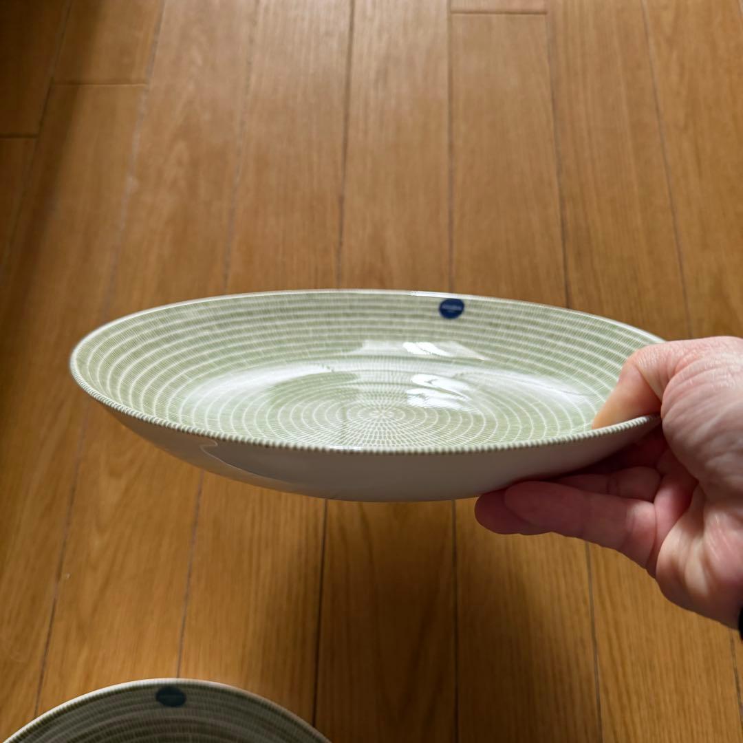 24h アベック プレート ２枚　（アラビア／ARABIA） 24cm グリーン