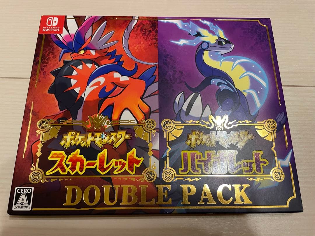 Switch ポケモン カセットダブルパック スカーレット & バイオレット