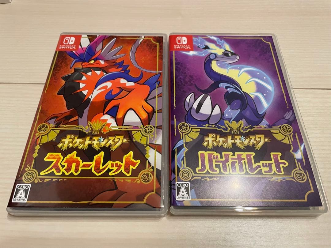 Switch ポケモン カセットダブルパック スカーレット & バイオレット