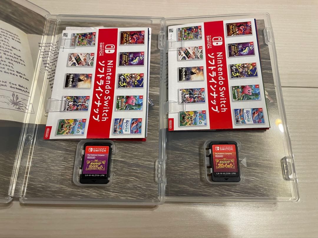 Switch ポケモン カセットダブルパック スカーレット & バイオレット