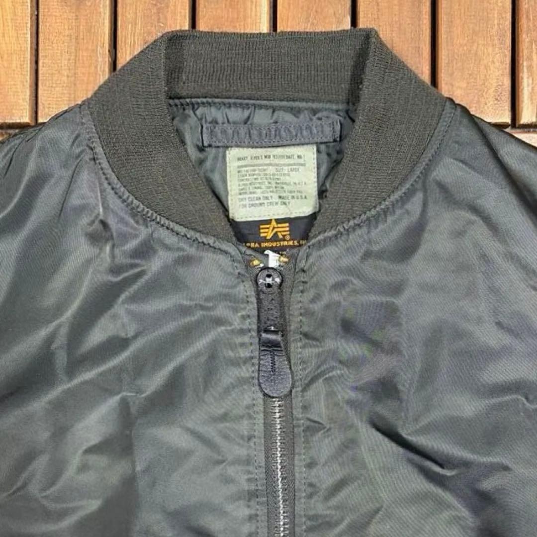 90s USA製 ALPHA INDUSTRIES MA-1 中綿 ブルゾン