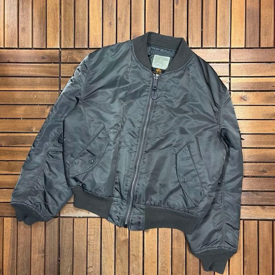 90s USA製 ALPHA INDUSTRIES MA-1 中綿 ブルゾン