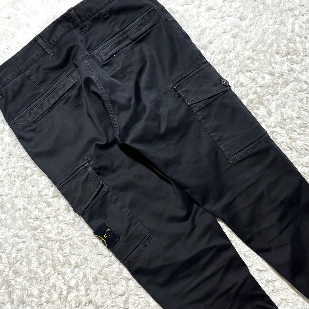 【美品】 ストーンアイランド カーゴパンツ ストレッチ ガーメントダイ 28