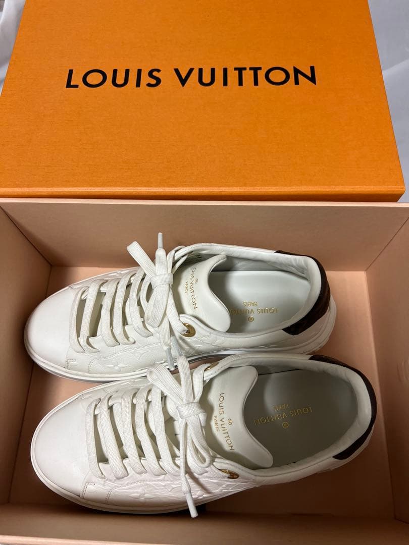 J*様 ルイヴィトン タイムアウト・ライン スニーカー モノグラム ホワイト