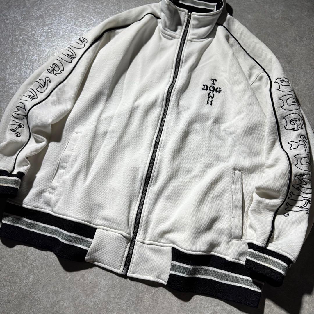 トップス 00s dog town track jacket set up y2k