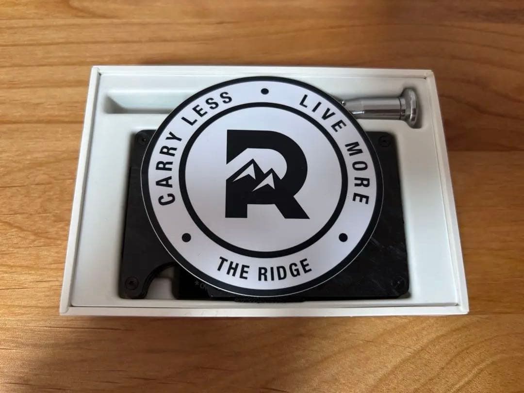 THE RIDGE マネークリップ フォージドカーボン