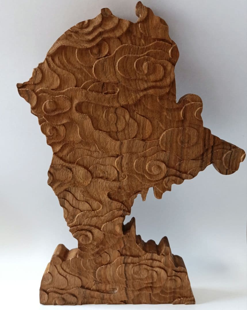 観音菩薩　木彫り　釈迦如来　仏像　置物