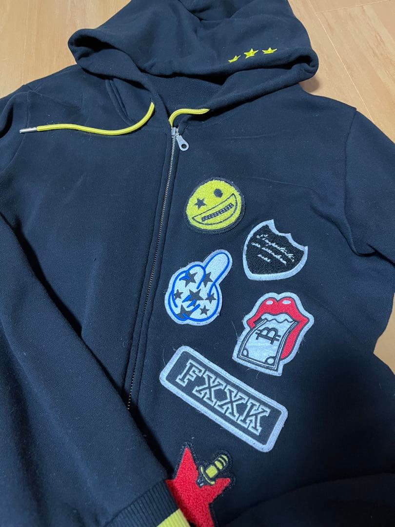 TRESTAR パッチ付きフードジャージ　セットアップ　ジャージ　スウェット