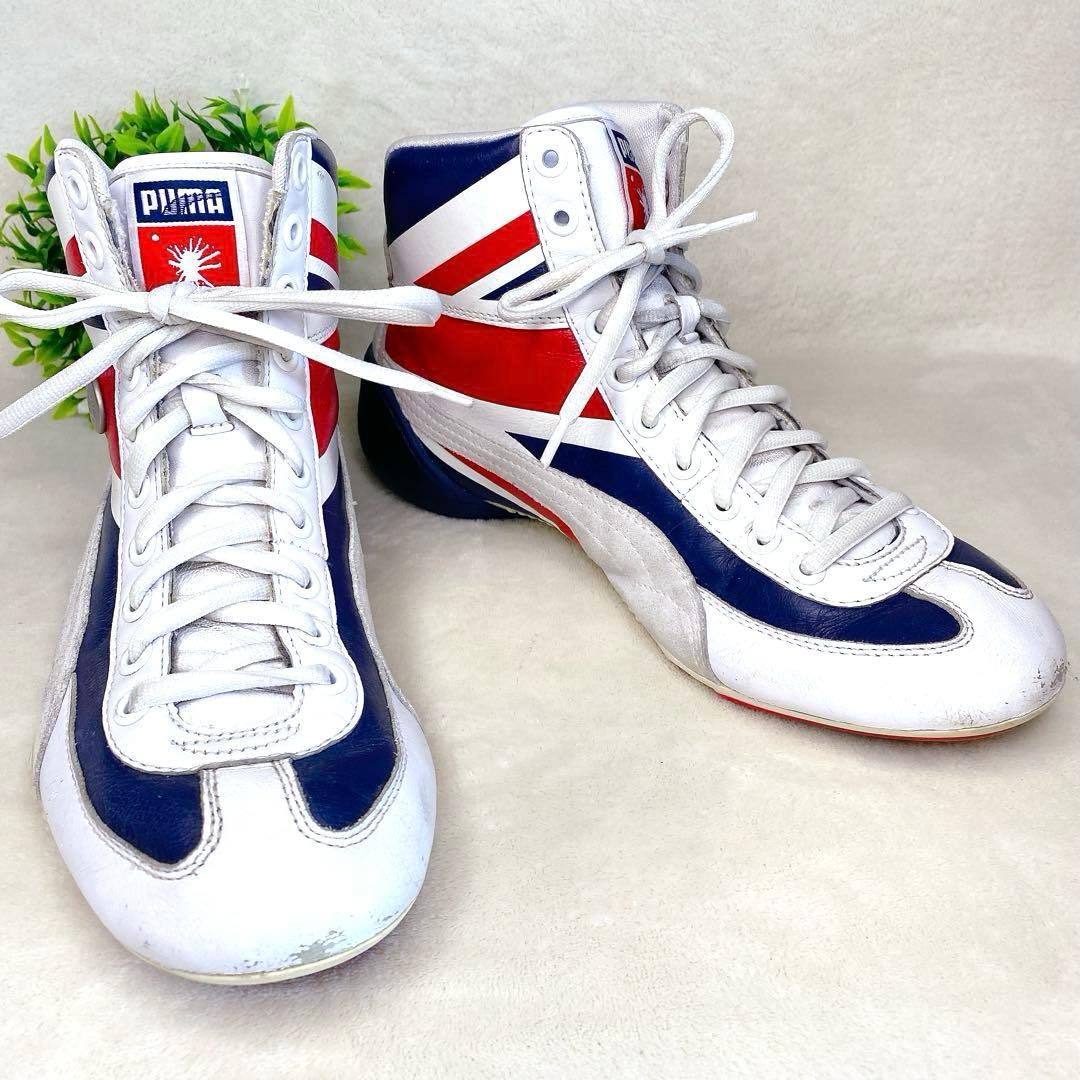 プーマ　ミハラヤスヒロ　ユニオンジャック スエードレザー ハイカットスニーカー