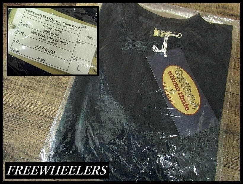 新品未開封 フリーホイーラーズ ULTIMA THULE 長袖 Tシャツ 黒 L