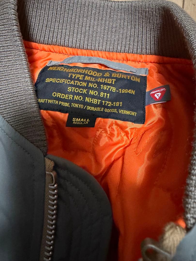 ジャケット・アウター NEIGHBORHOOD BURTON NB. MA-1 / N-JKT