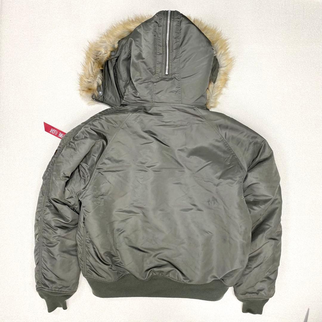 美品✨ALPHA INDUSTRIES N-2B フライトジャケット カーキ L