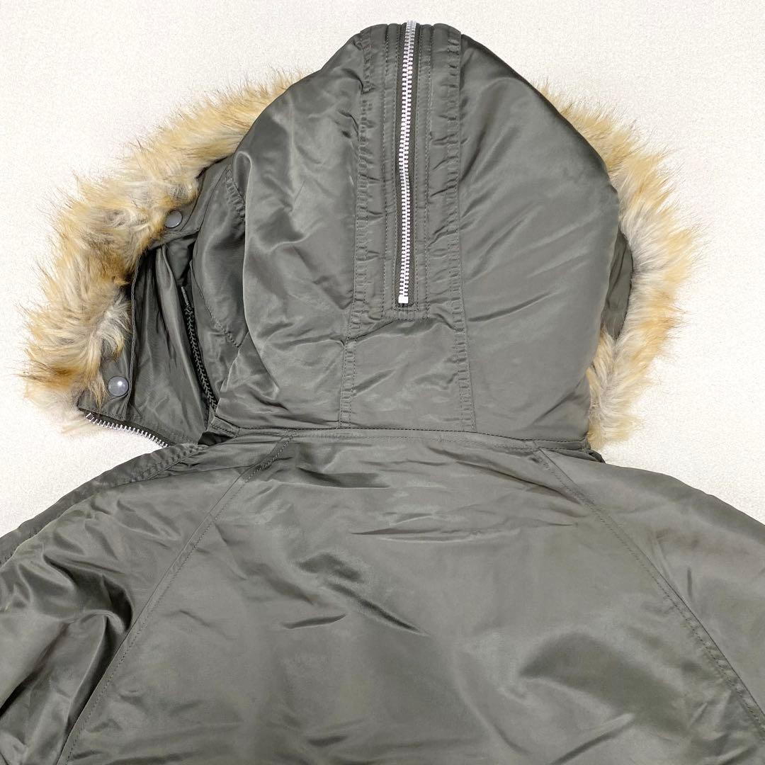 美品✨ALPHA INDUSTRIES N-2B フライトジャケット カーキ L