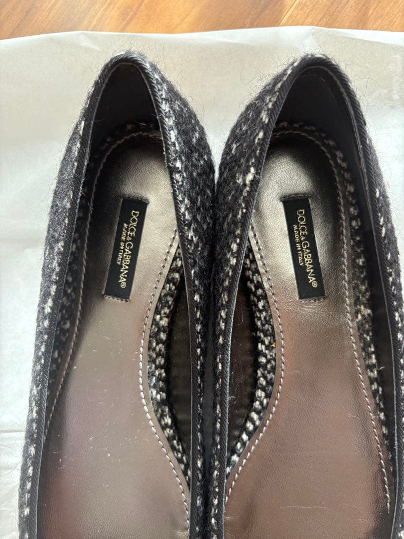 Dolce & Gabbana ビジュー付きフラットシューズ