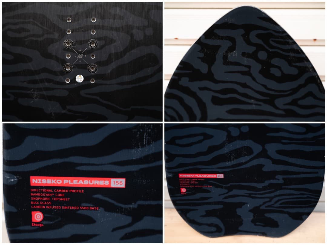 超美品 K2 NISEKO PLEASURES 156 ニセコ プレジャー