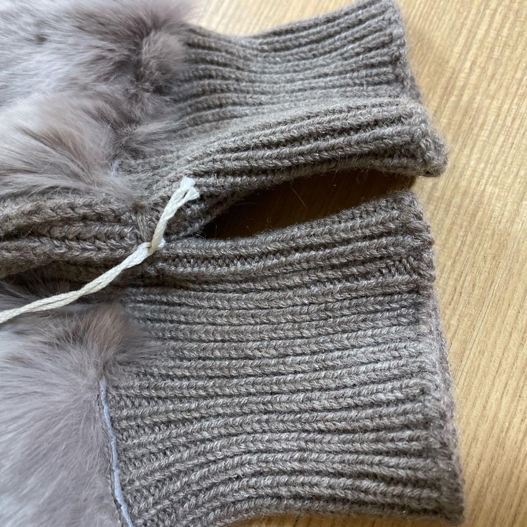 新品タグ付き ALPO アルポ カシミア混 レッキスファー グローブ