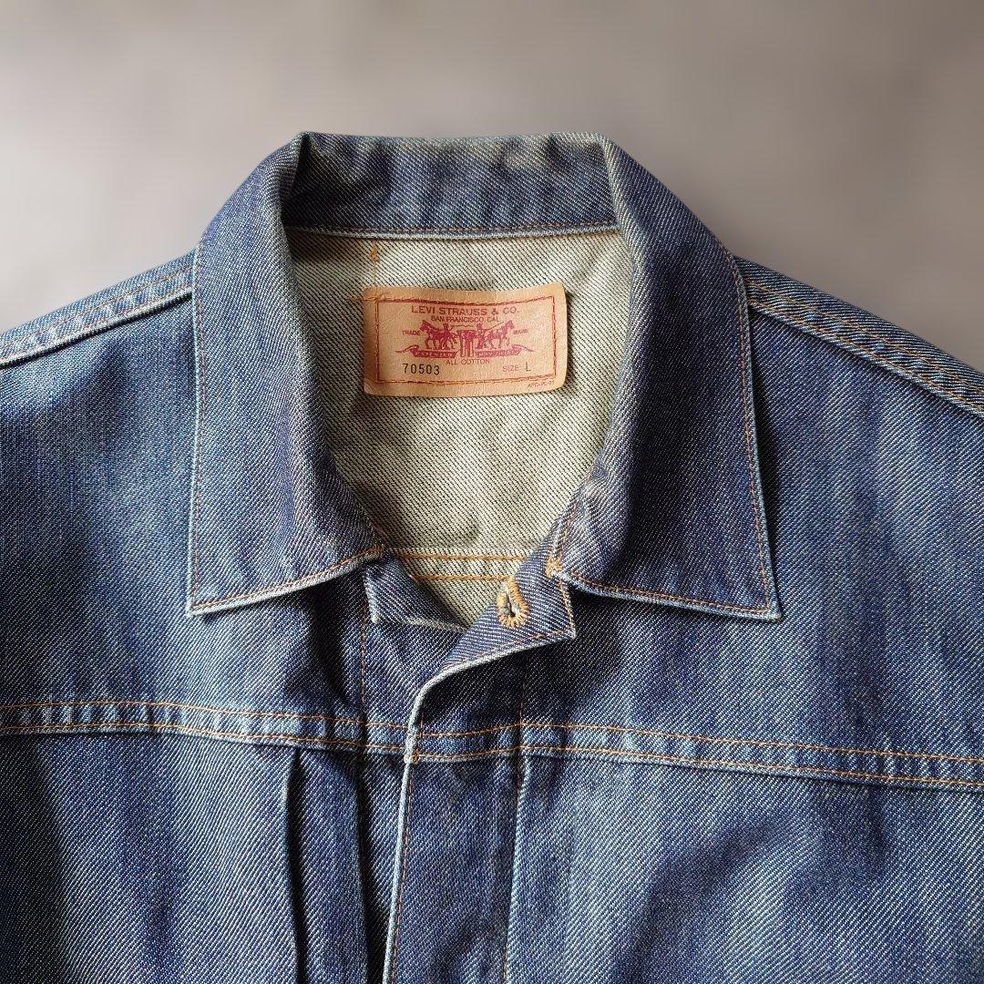 希少99年 LEVI'S 70503トラッカーデニムジャケット 4つボタン１st