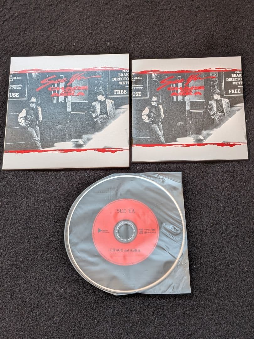 CHAGE &　ASKA　アルバム　See ya 紙ジャケット　初回生産限定盤