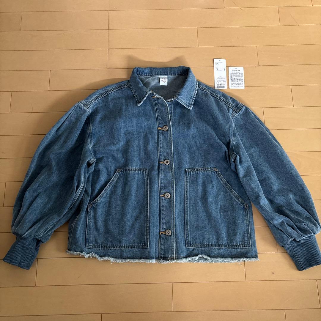 ビアズリー パフ袖デニムジャケット<FRIPIER>