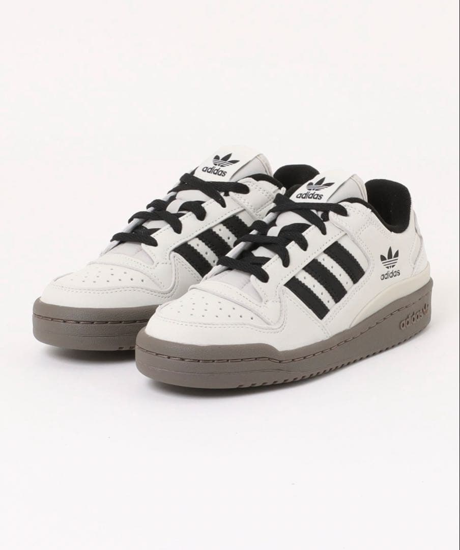 靴 adidas Forum Low CL Off White/Core Black