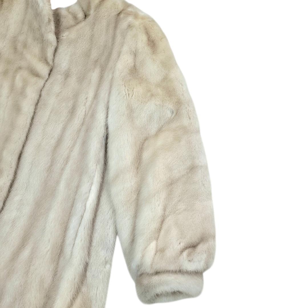 極太袖 パロミノミンクSAGA MINK コート リアルファー L位 毛並み◎