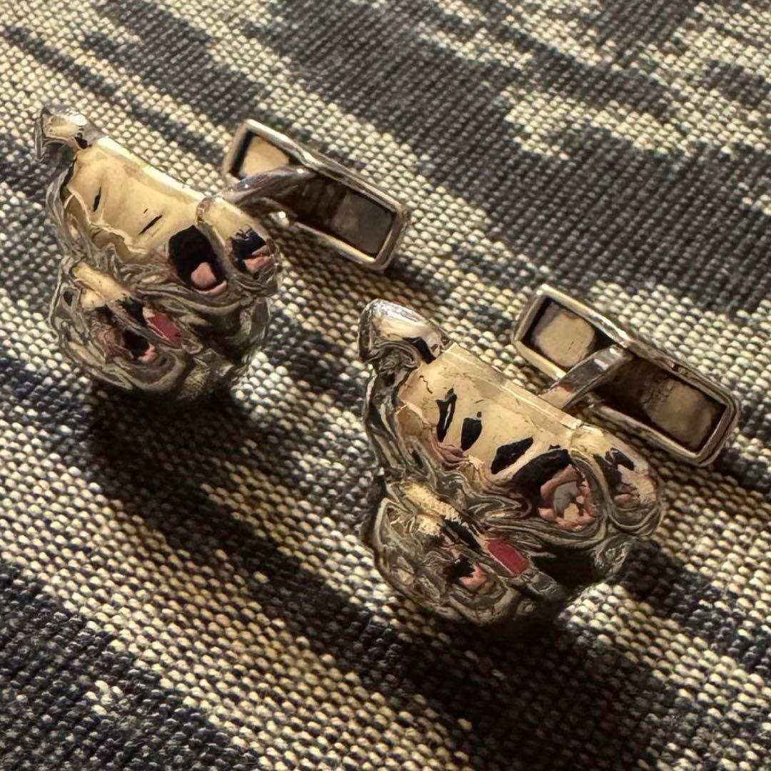 dunhill ブルドッグ カフリンクス シルバー カフス ダンヒル