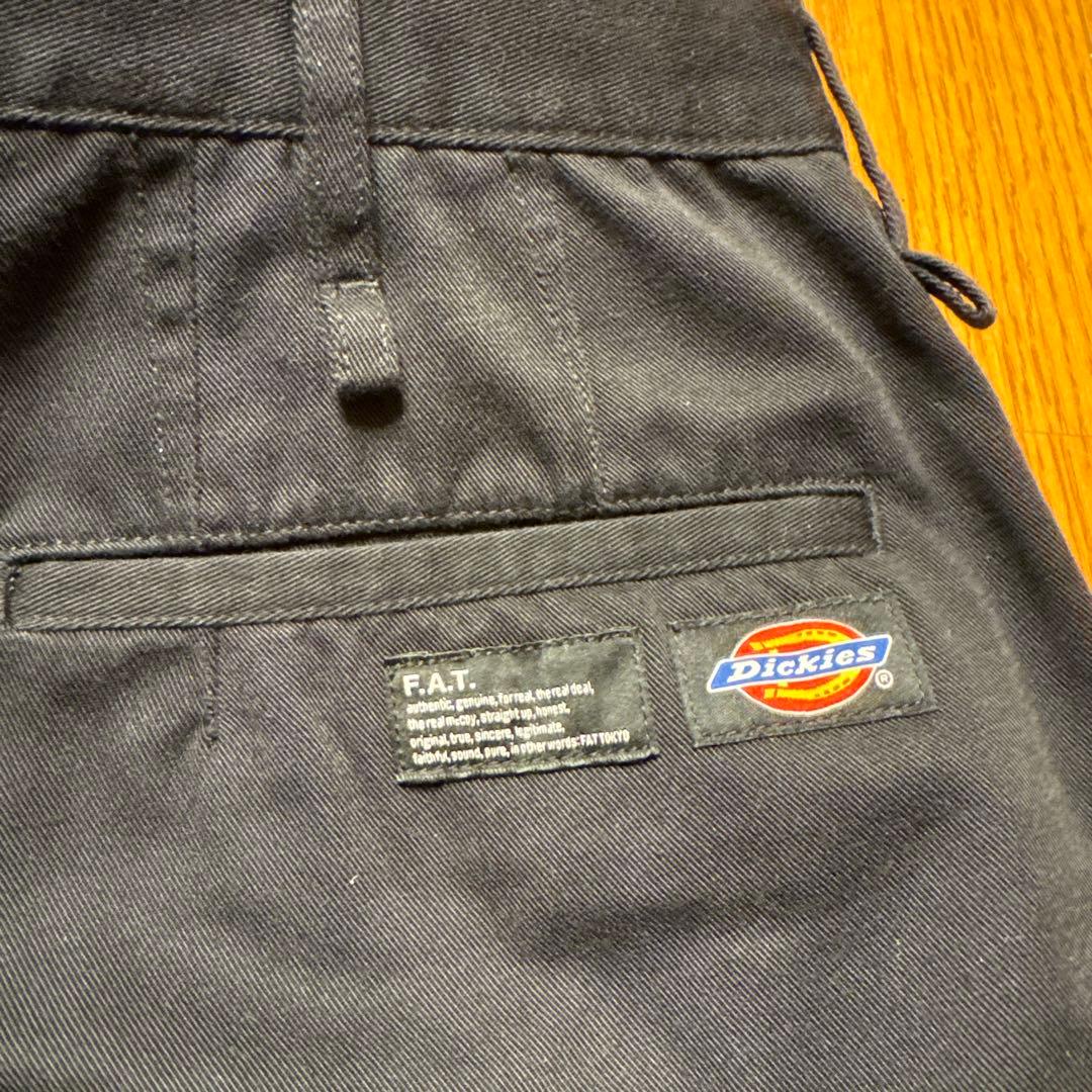 美品 FAT × Dickies TUFFIES コラボ パンツ TITCH 黒