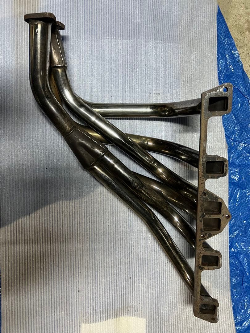 L型　6気筒　エキゾ-スト　たこ足マフラー　ステンレス