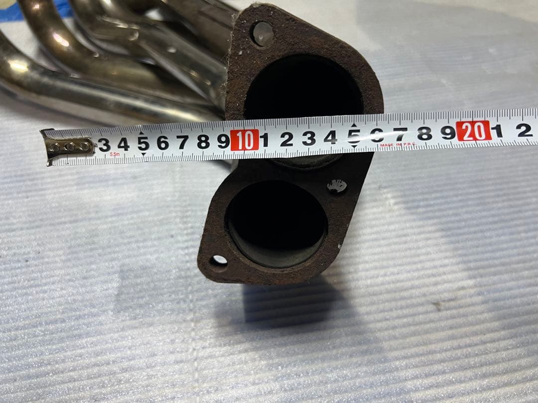 L型　6気筒　エキゾ-スト　たこ足マフラー　ステンレス