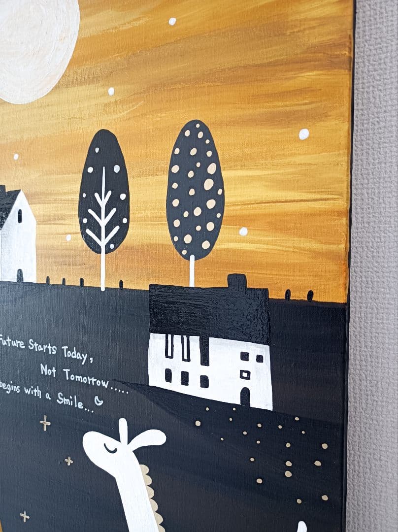 ✿月野乃亜 Unique F15／652×530mm 現代アート 25827