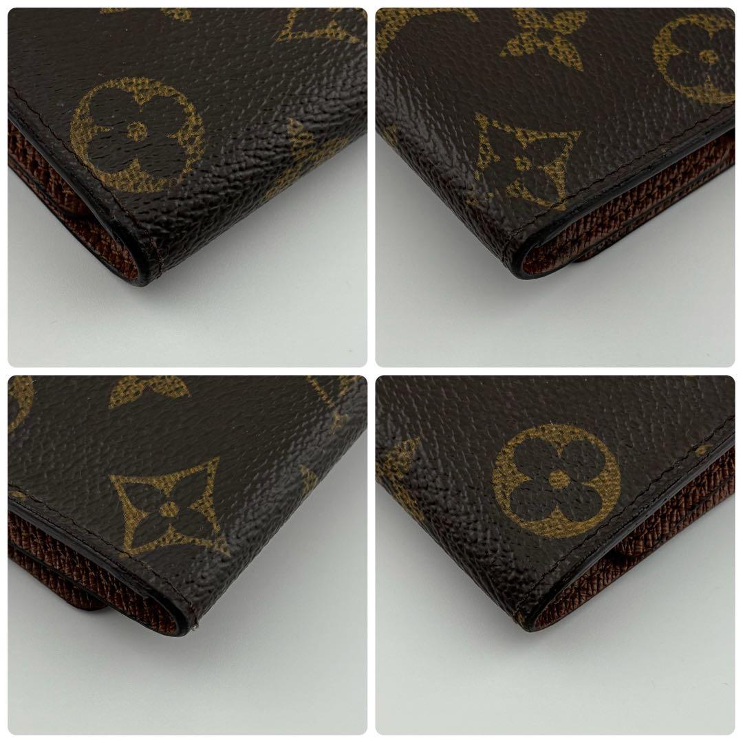 【美品】ルイヴィトン　モノグラム　ミュルティクレ6 キーケース　ブラウン