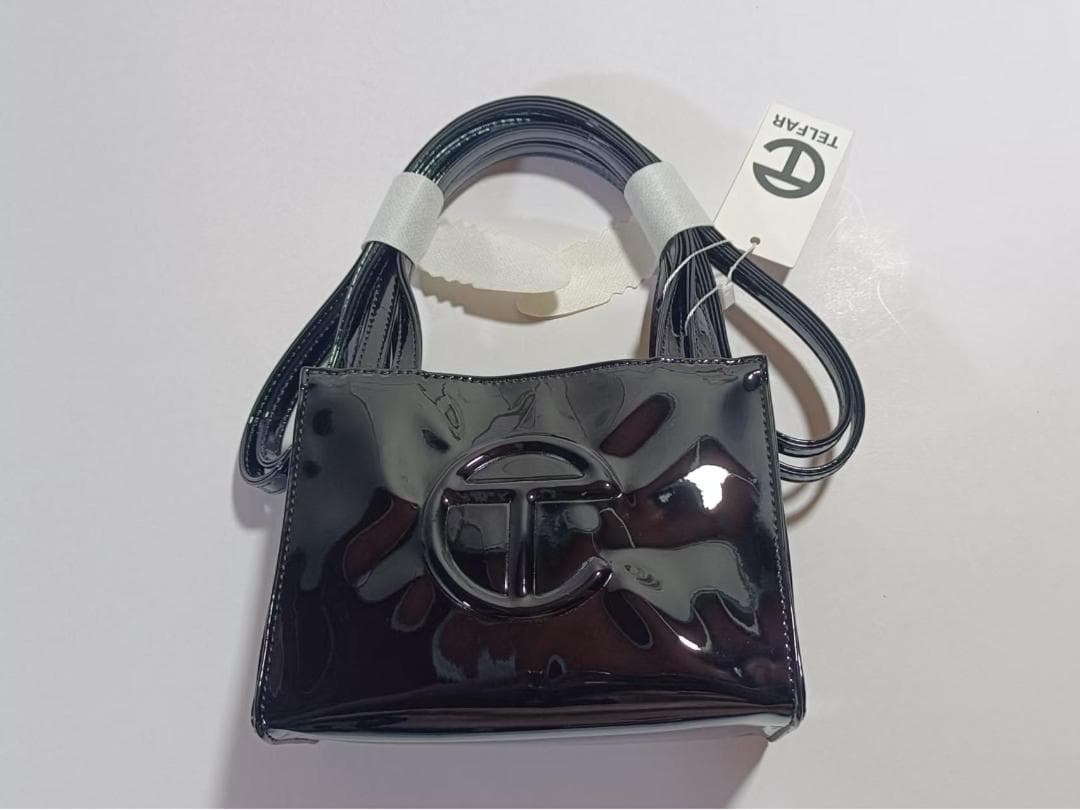 Telfar ショルダーバッグ/2 WAY/SMALL/BLACK。ハンドバッグ