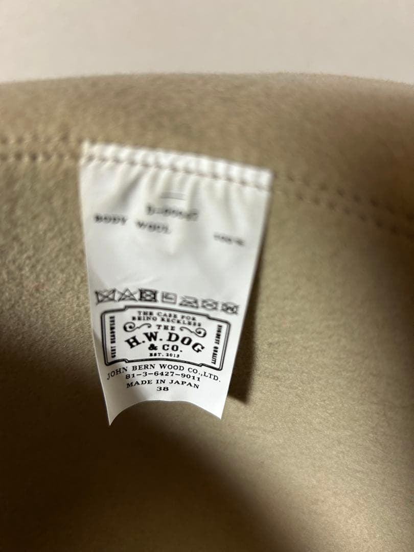 H.W.dog 38 トラベラーズハット