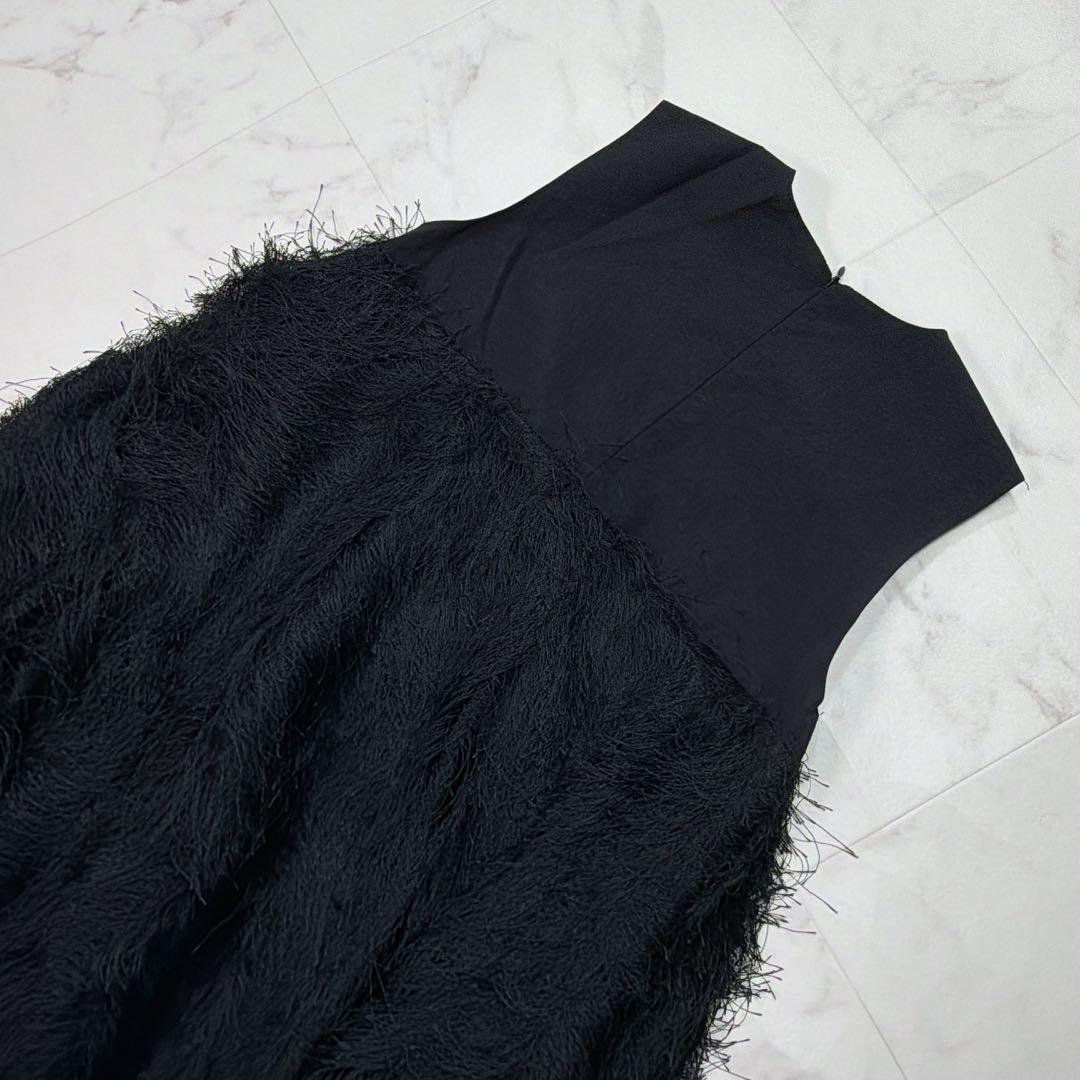 PERNA ペルナ フェザードッキングワンピース ロングワンピース　現行品　M