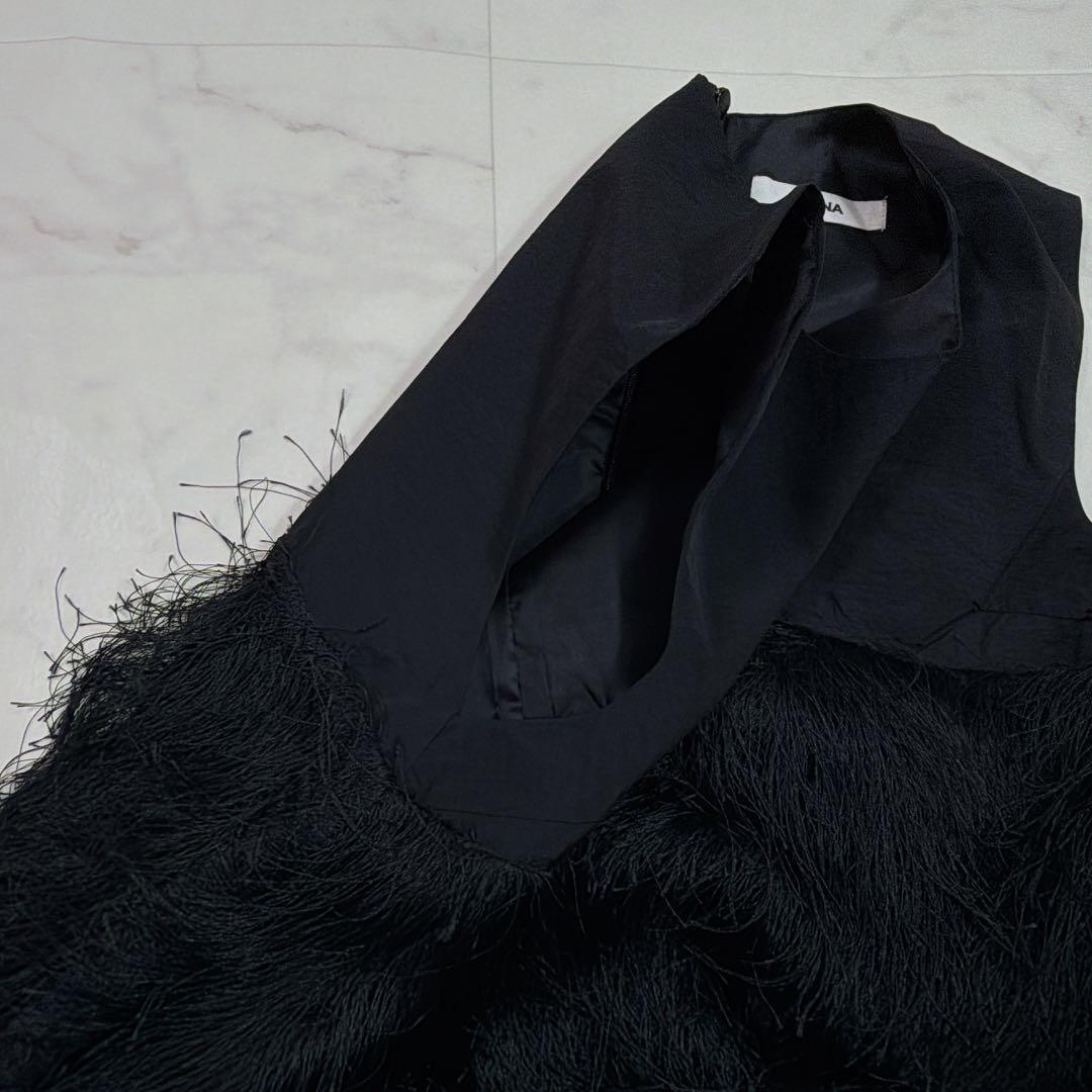 PERNA ペルナ フェザードッキングワンピース ロングワンピース　現行品　M