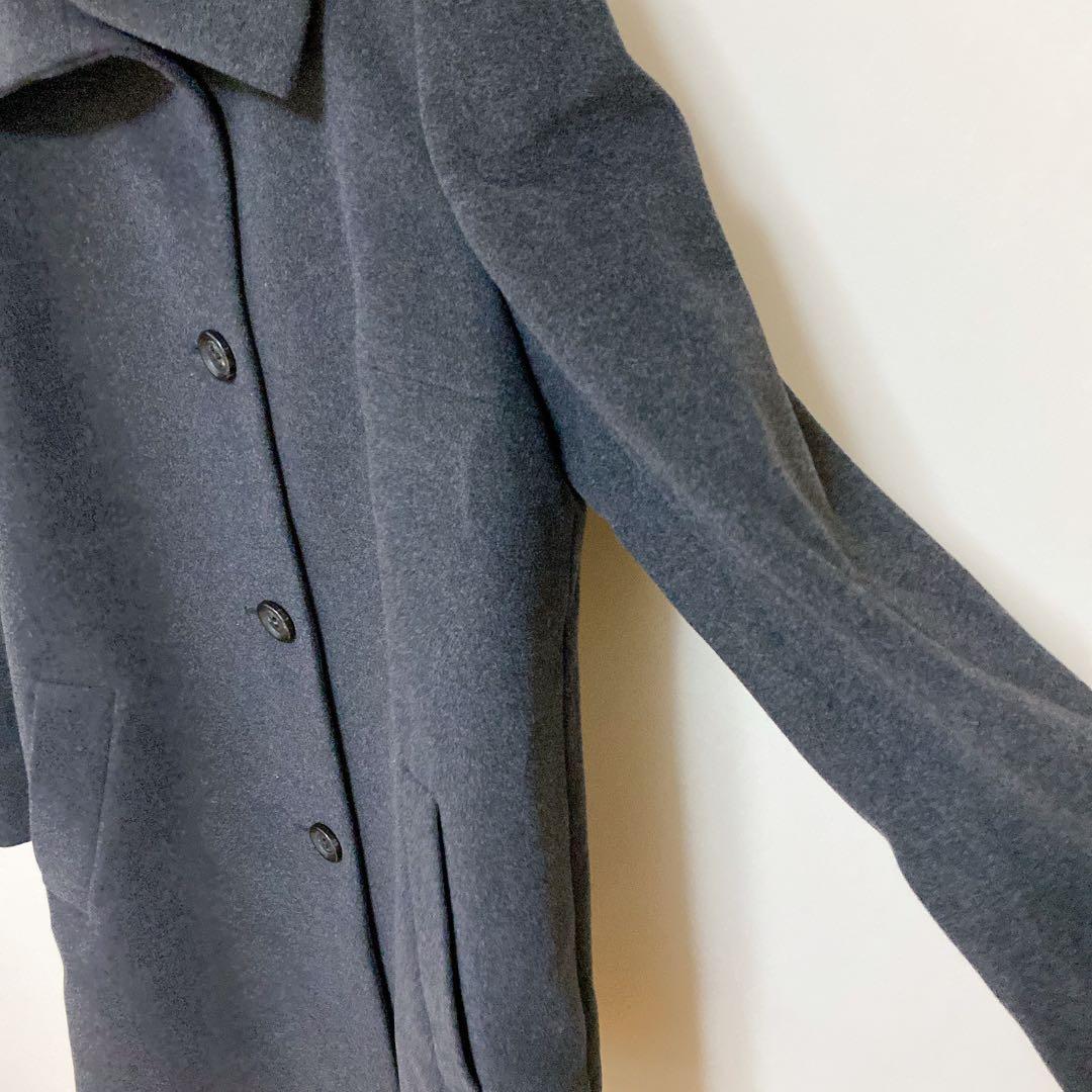 美品　23区　ウールステンカラーコート　カシミヤ混　大きいサイズ　44