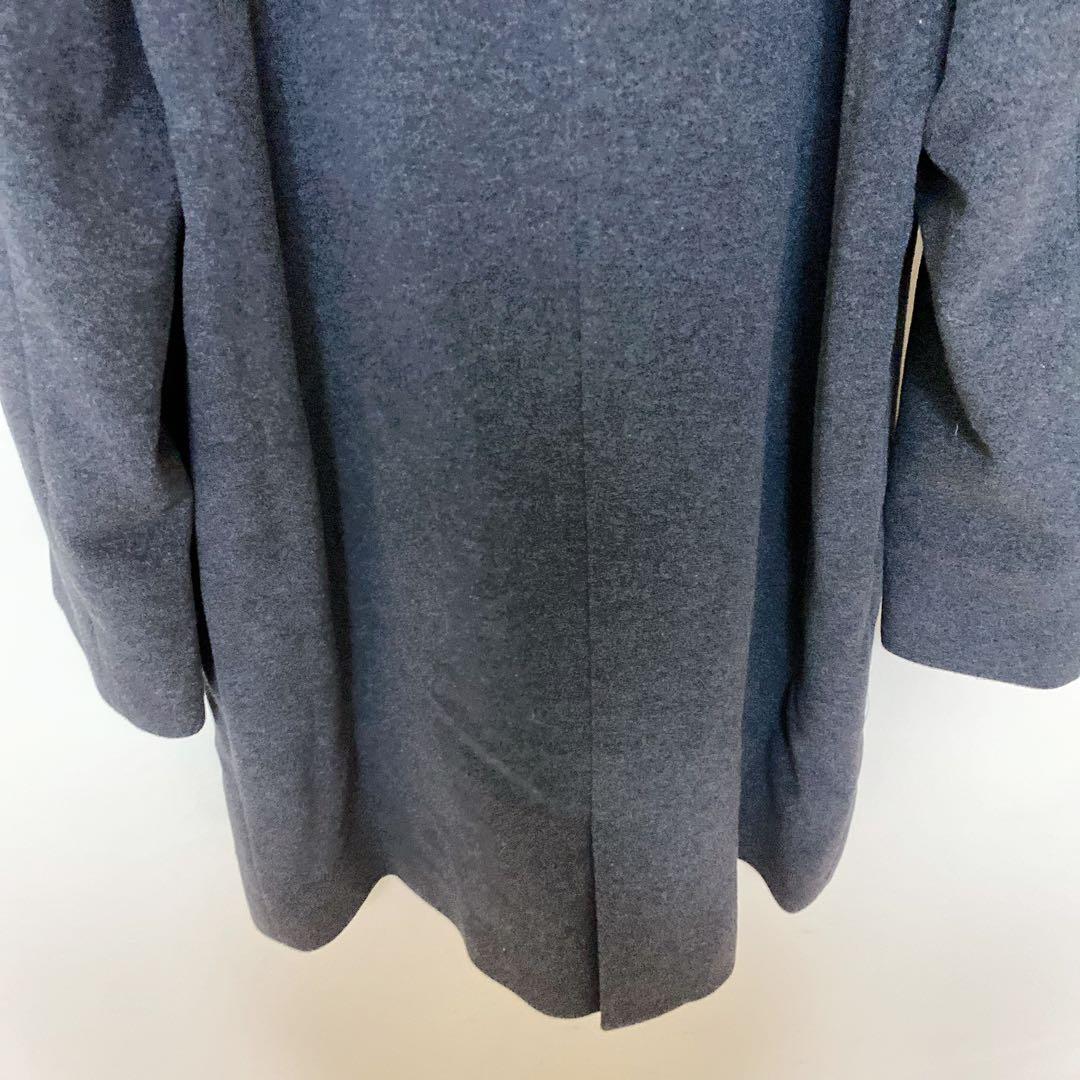 美品　23区　ウールステンカラーコート　カシミヤ混　大きいサイズ　44