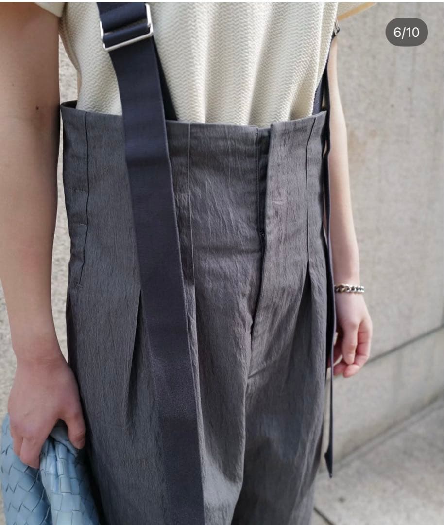 マチャット　2way salopette グレー