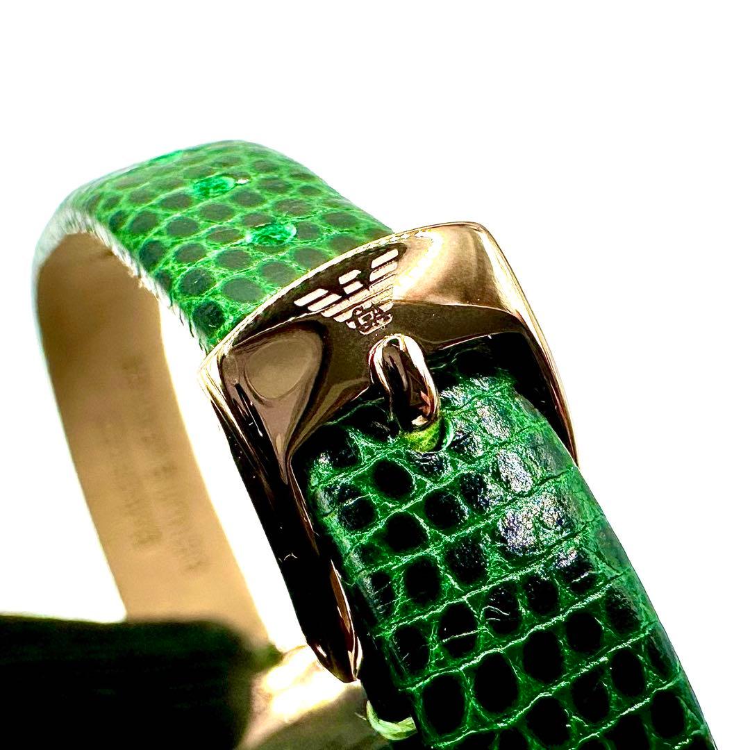 EMPORIO ARMANI レディースアナログレザー腕時計 AR-11497