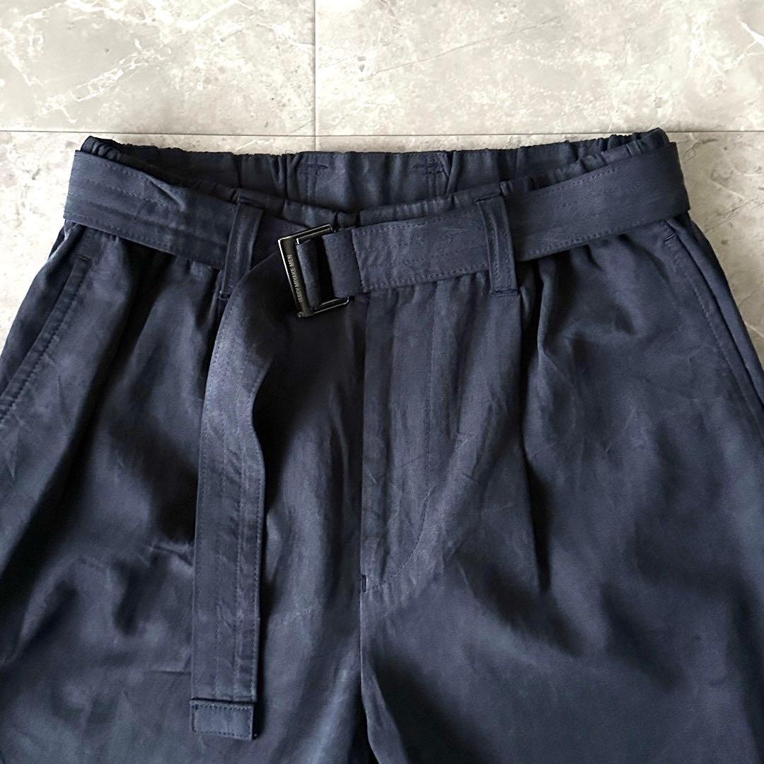 ISSEY MIYAKE MEN ベルテッド イージーパンツ スラックス S