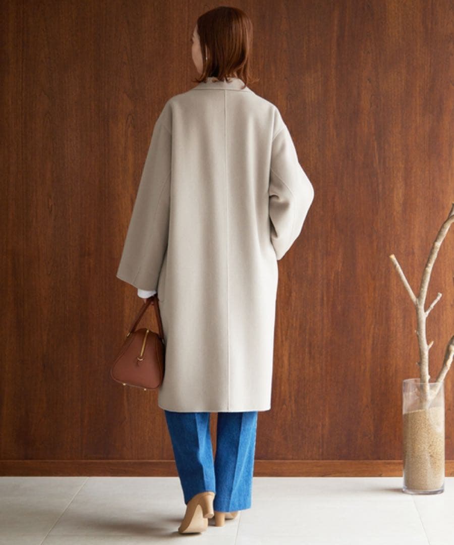 人気✨スローブイエナ ハミルトン ダブルフェイス チェスターコート ベージュ