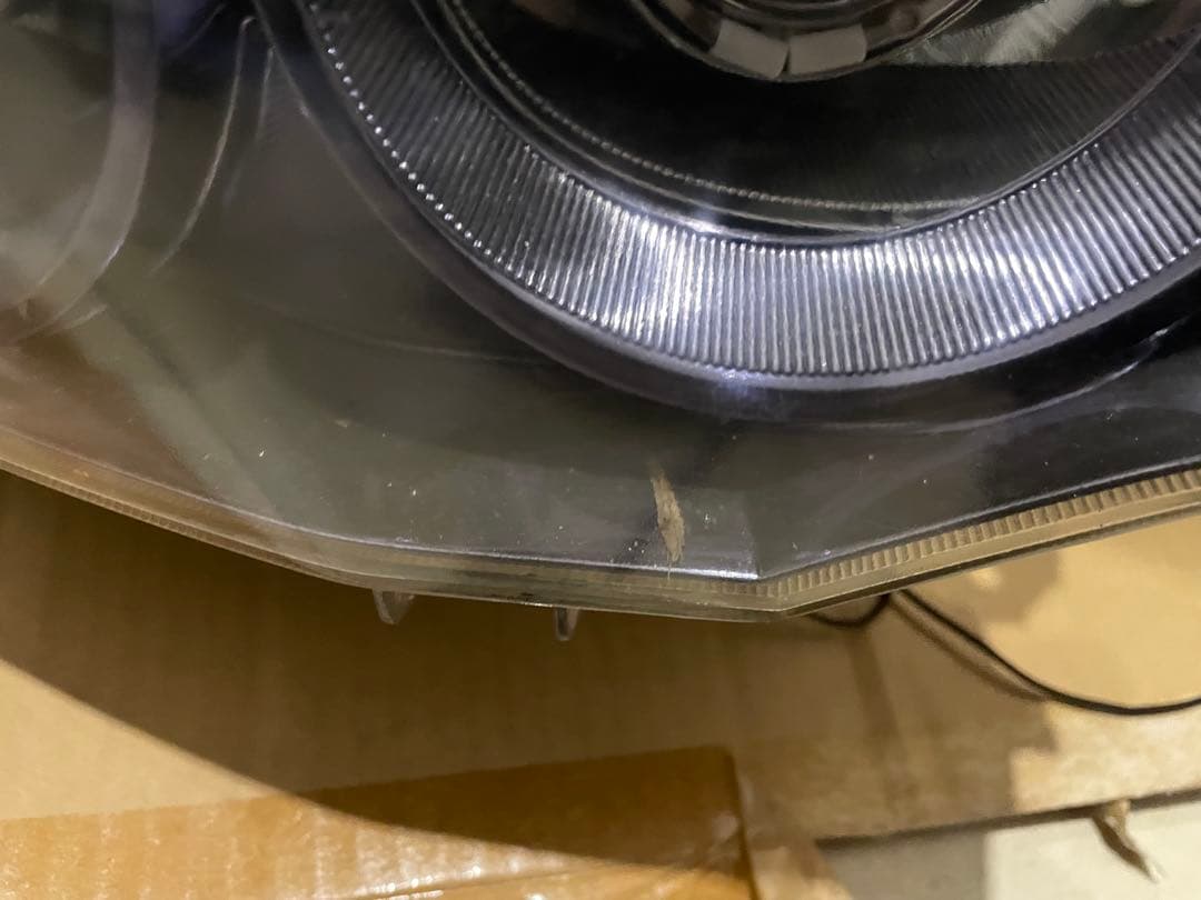 Kingmanさん専用L375タントカスタムヘッドライト イカリング Wプロ目