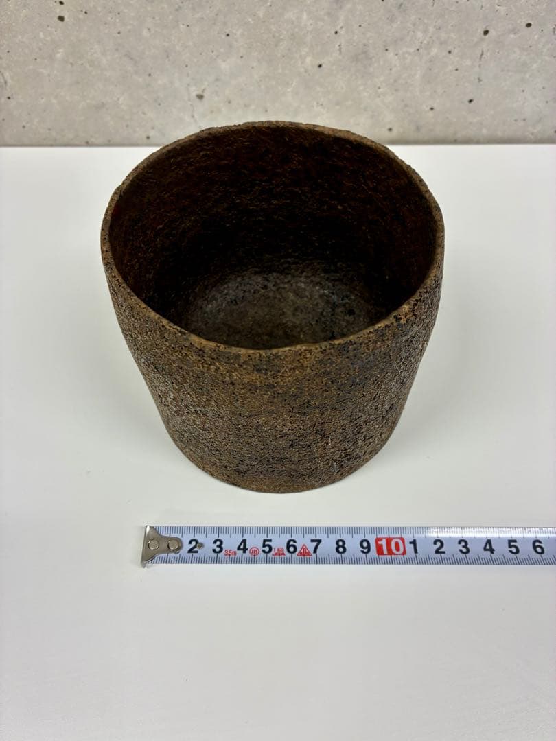 藤本健　木製円筒形錆漆椀