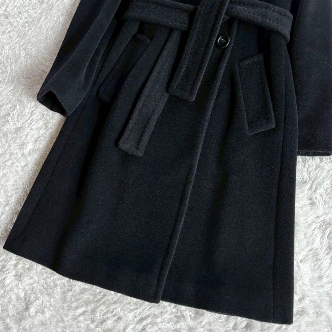 美品✨マックスマーラ　マレーラ　カシミヤウール　ベルト付チェスターコート　42