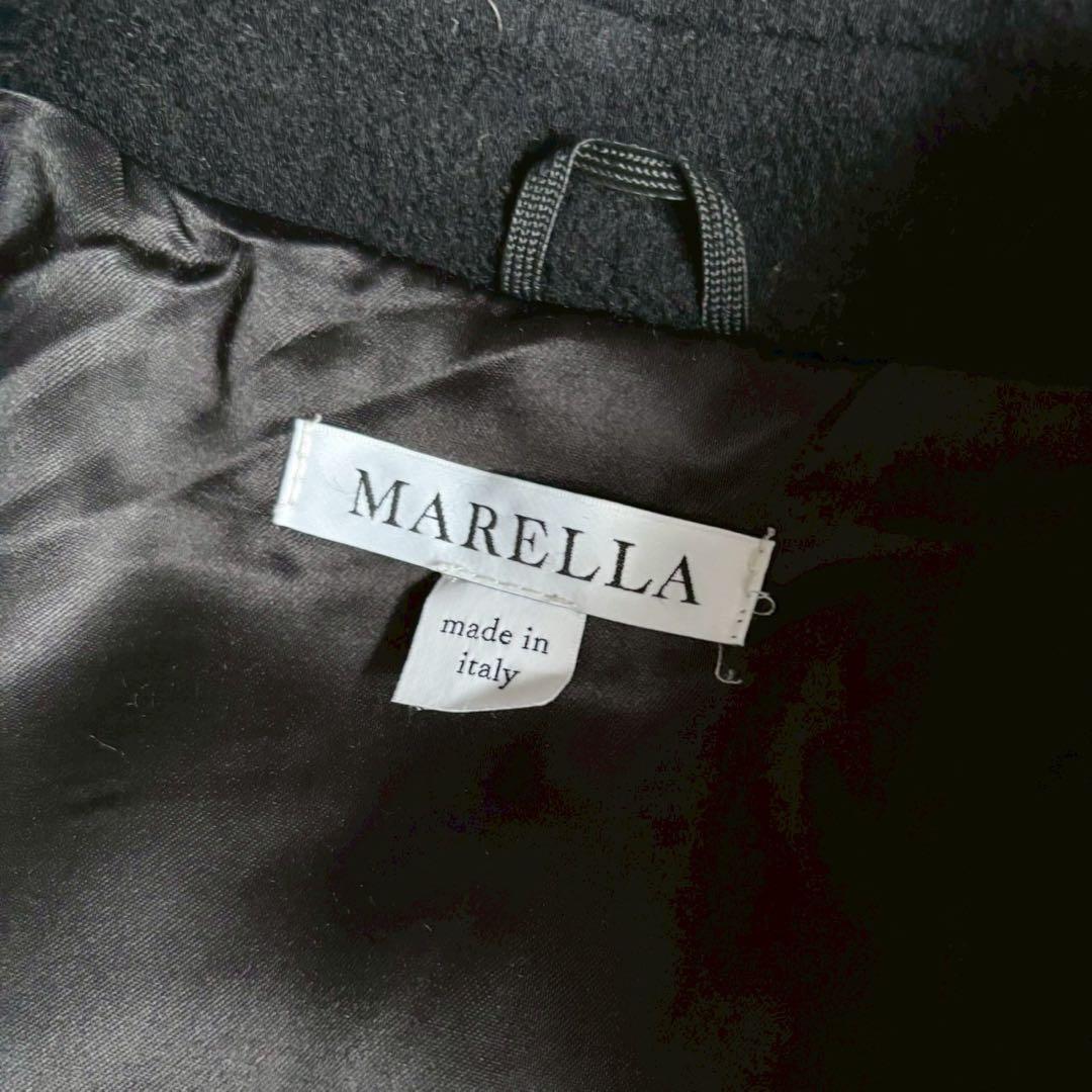 美品✨マックスマーラ　マレーラ　カシミヤウール　ベルト付チェスターコート　42