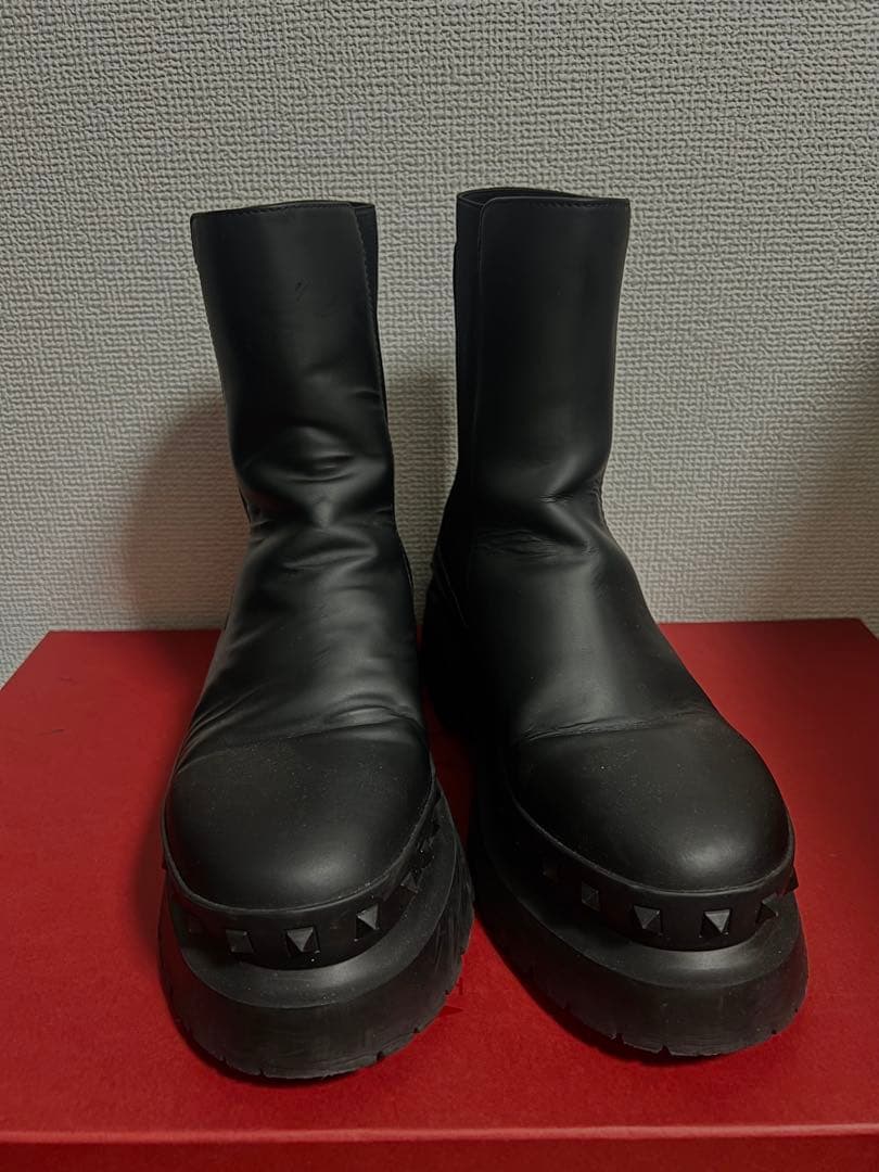 ヴァレンティノ　メンズ　サイドゴアブーツ